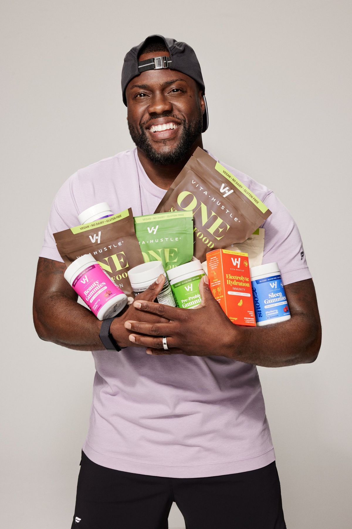 Kevin Hart with the VitaHustle product line